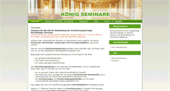 Desktop Screenshot of koenig-seminare.eu