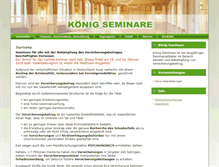 Tablet Screenshot of koenig-seminare.eu